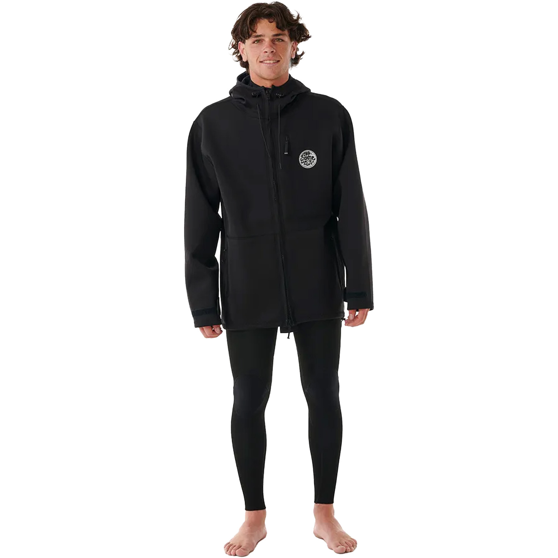 2026 Rip Curl Da Uomo Neo Jacket 120MWJ - Black